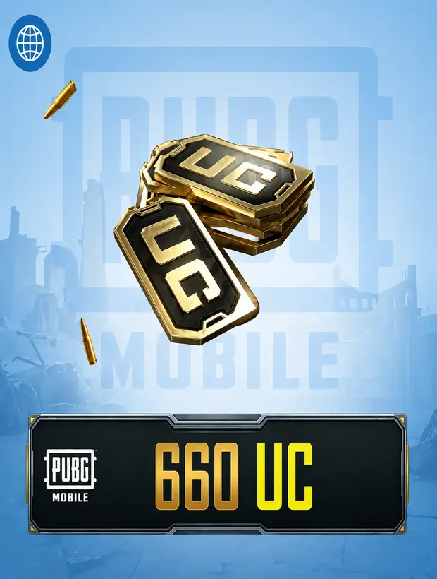 PUBG Mobile 660 UC Global