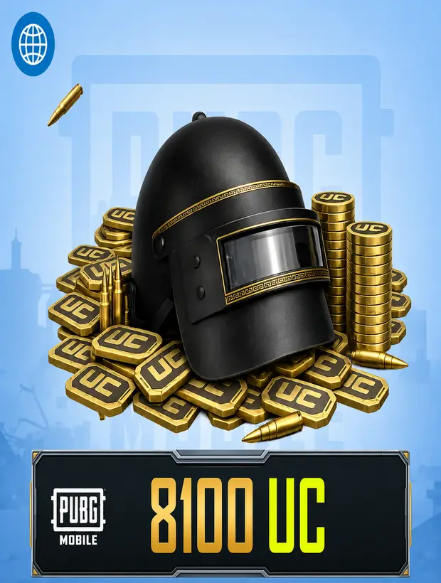 PUBG Mobile 8100 UC Global