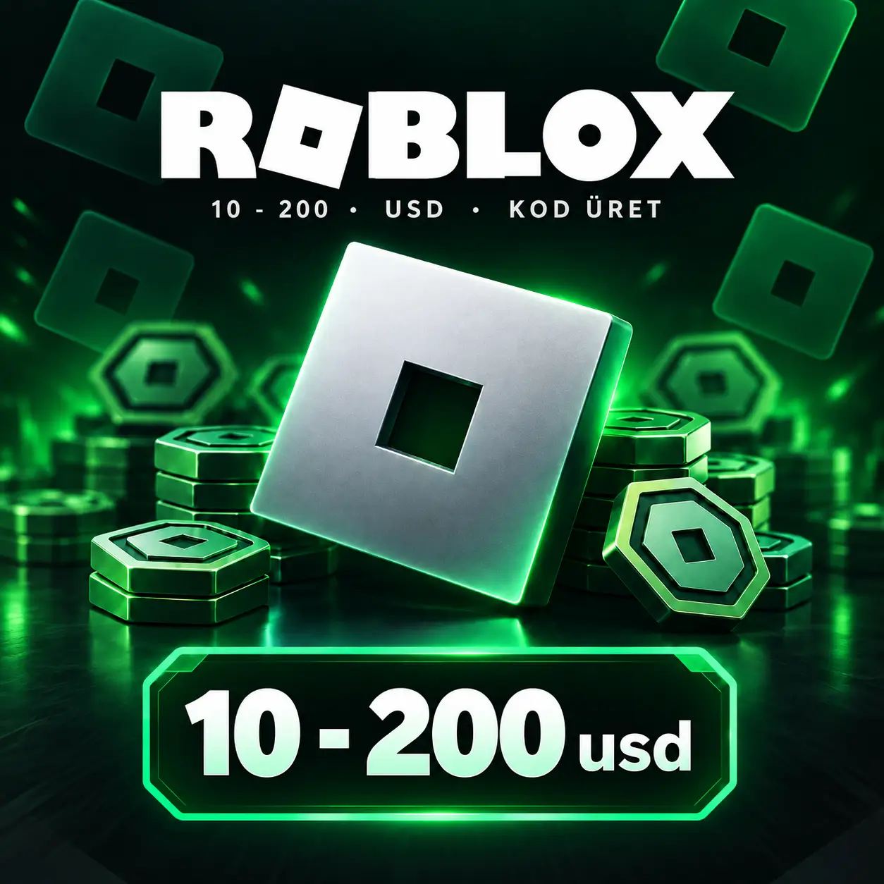 Roblox 10 - 200 Dolar Üret