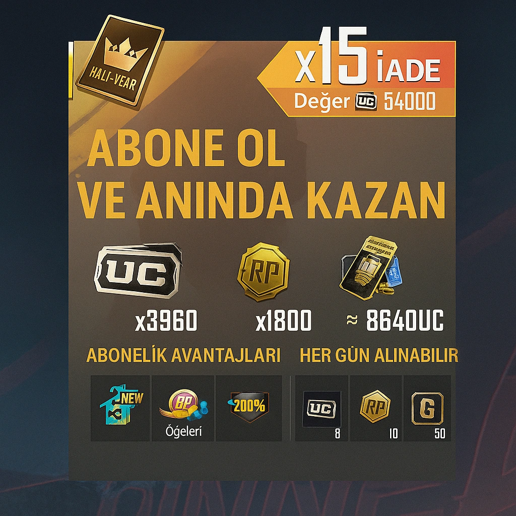 Pubg Mobile Prime Plus 6 Aylik