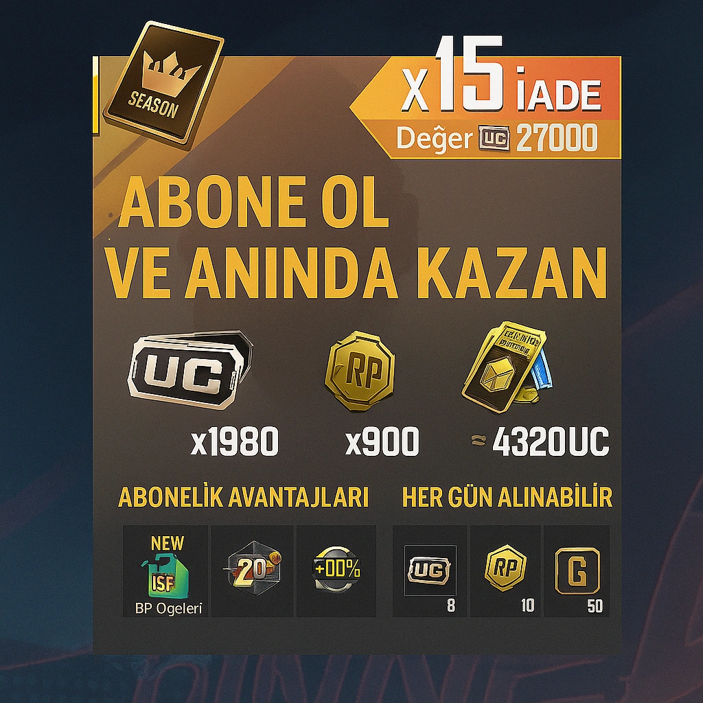 Pubg Mobile Prime Plus 3 Aylik